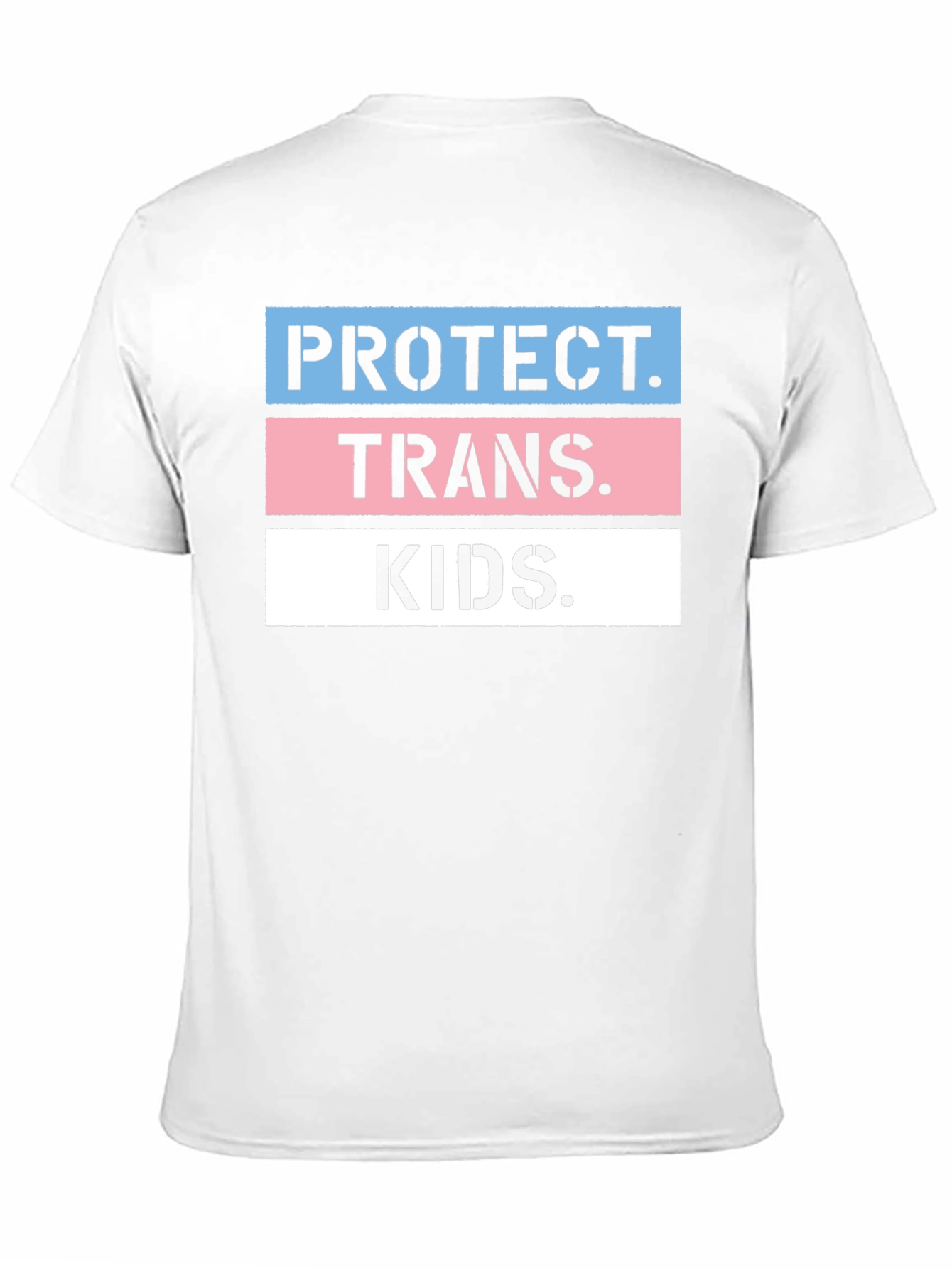 Protect Trans Kids Graphic Tee - Black Cotton Unisex