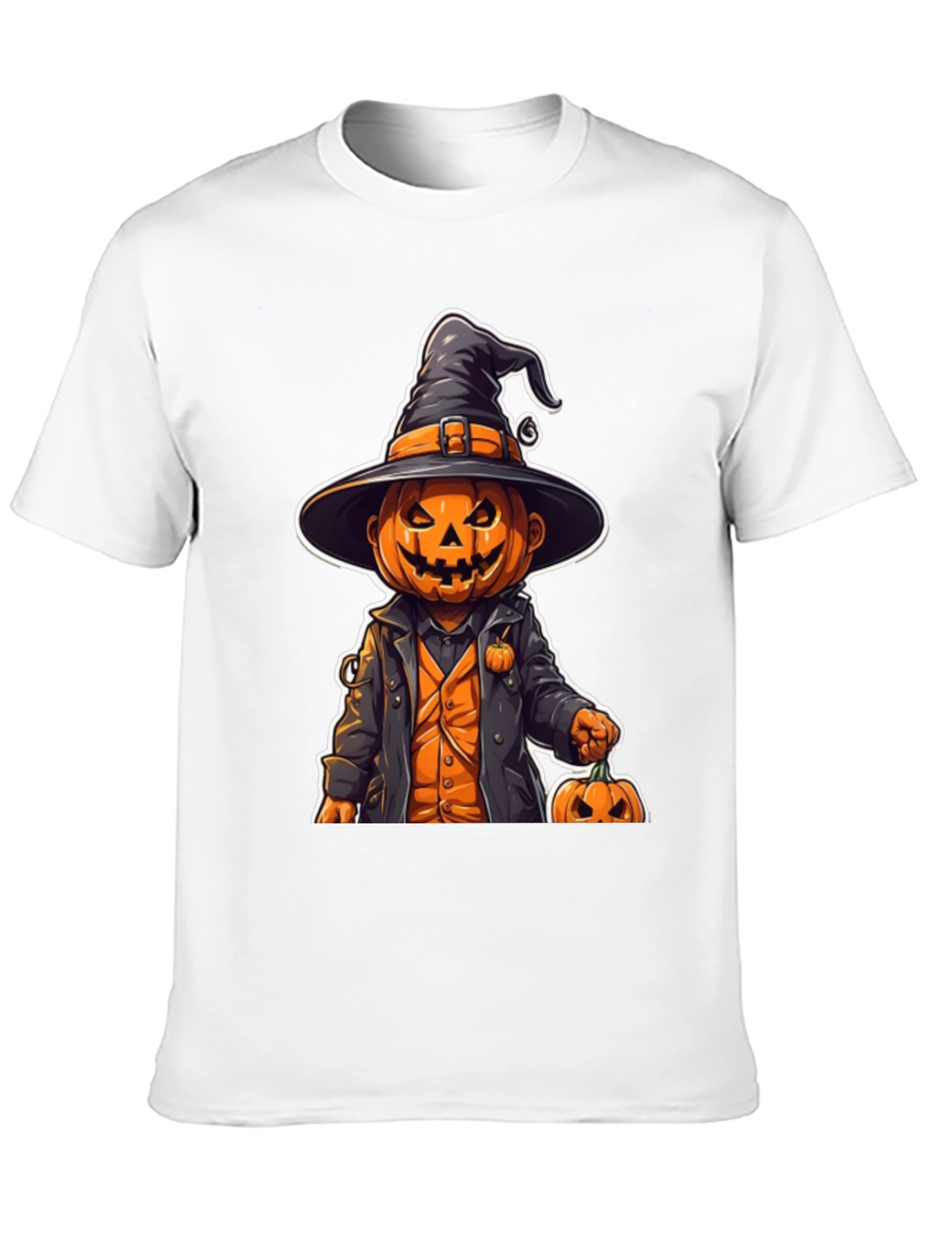 Halloween Pumpkin Witch T-Shirt