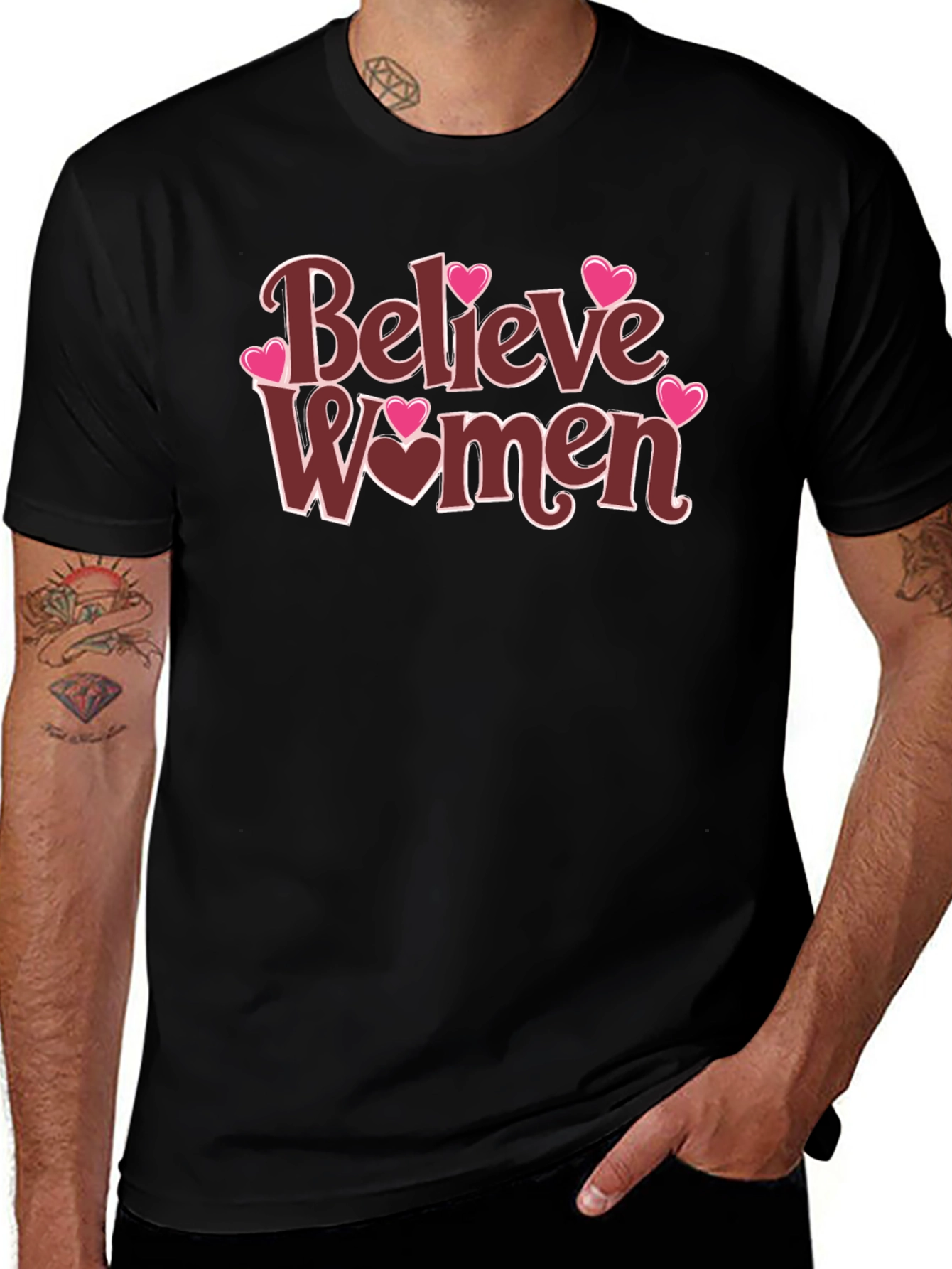 Believe Women T-Shirt - Trendy Graphic Tee