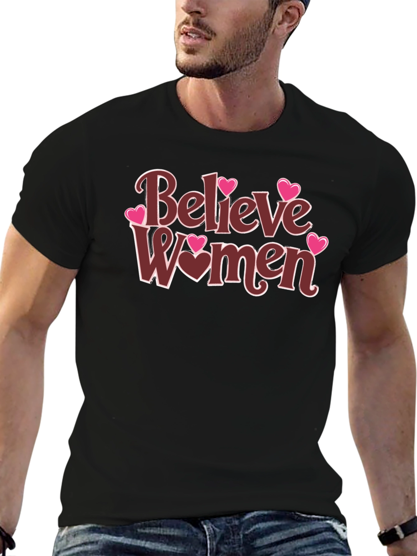 Believe Women T-Shirt - Trendy Graphic Tee