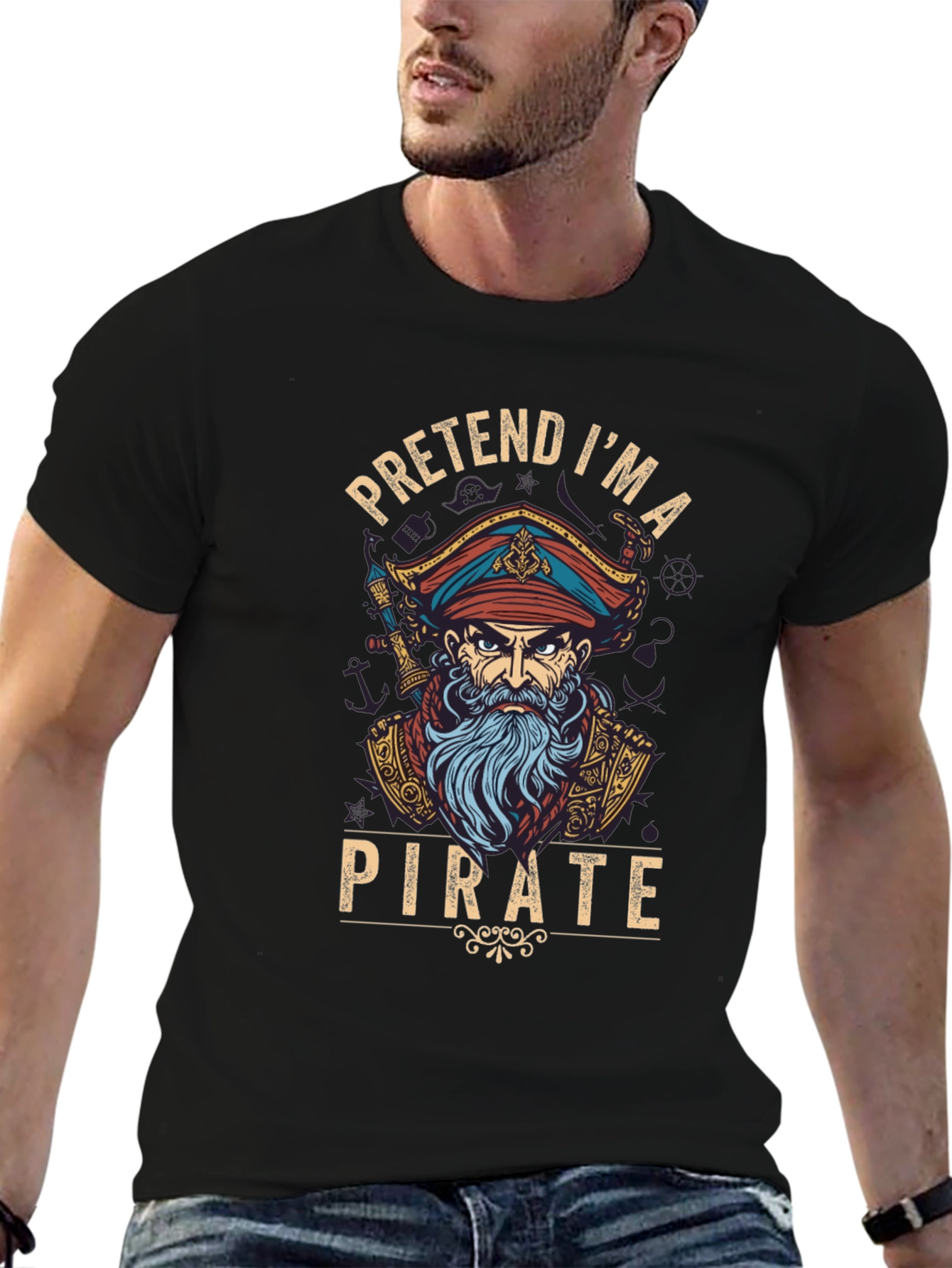 Pretend Im A Pirate Graphic T-Shirt