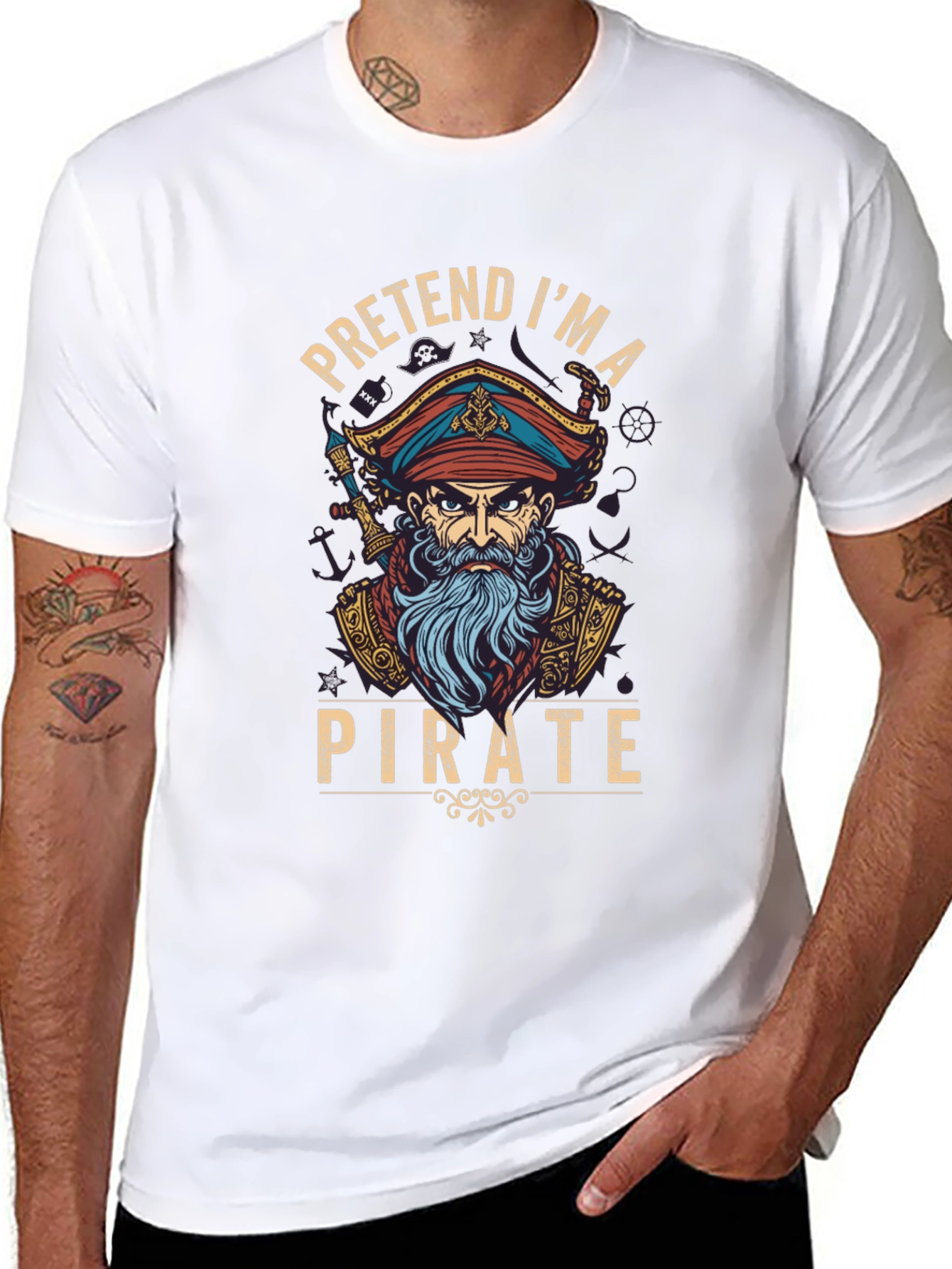 Pretend Im A Pirate Graphic T-Shirt