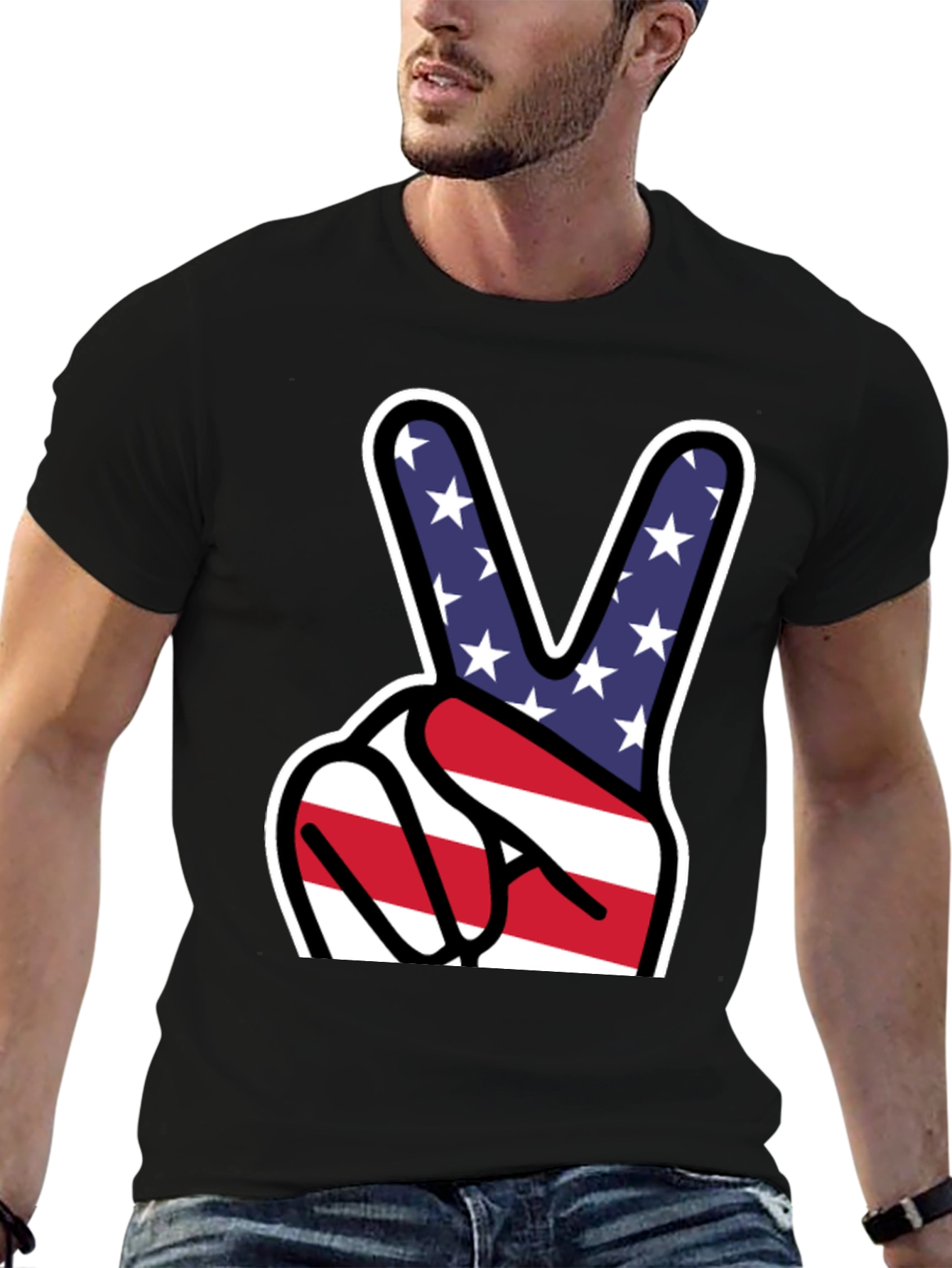 Patriotic Peace Sign T-Shirt