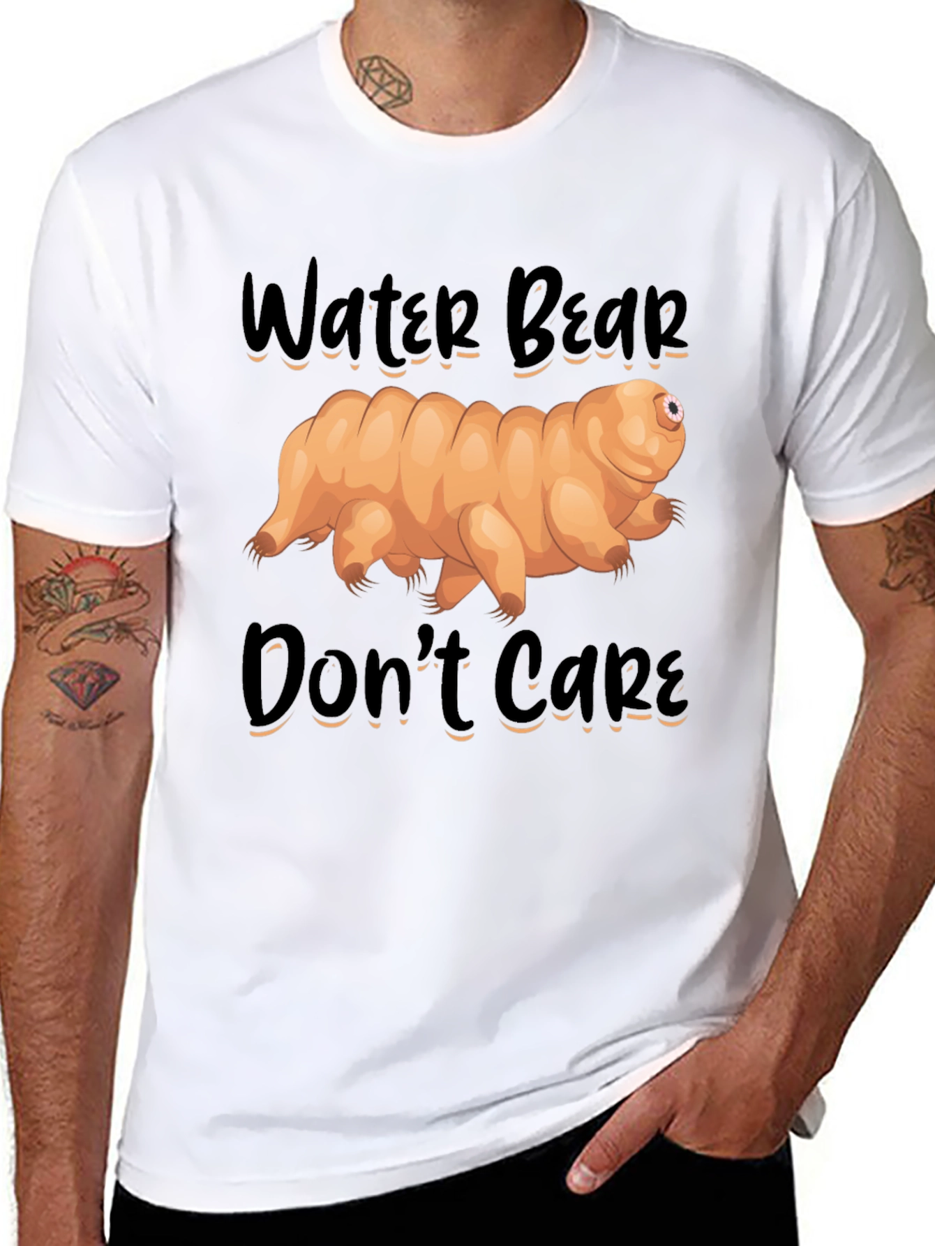 Water Bear Dont Care Graphic T-Shirt