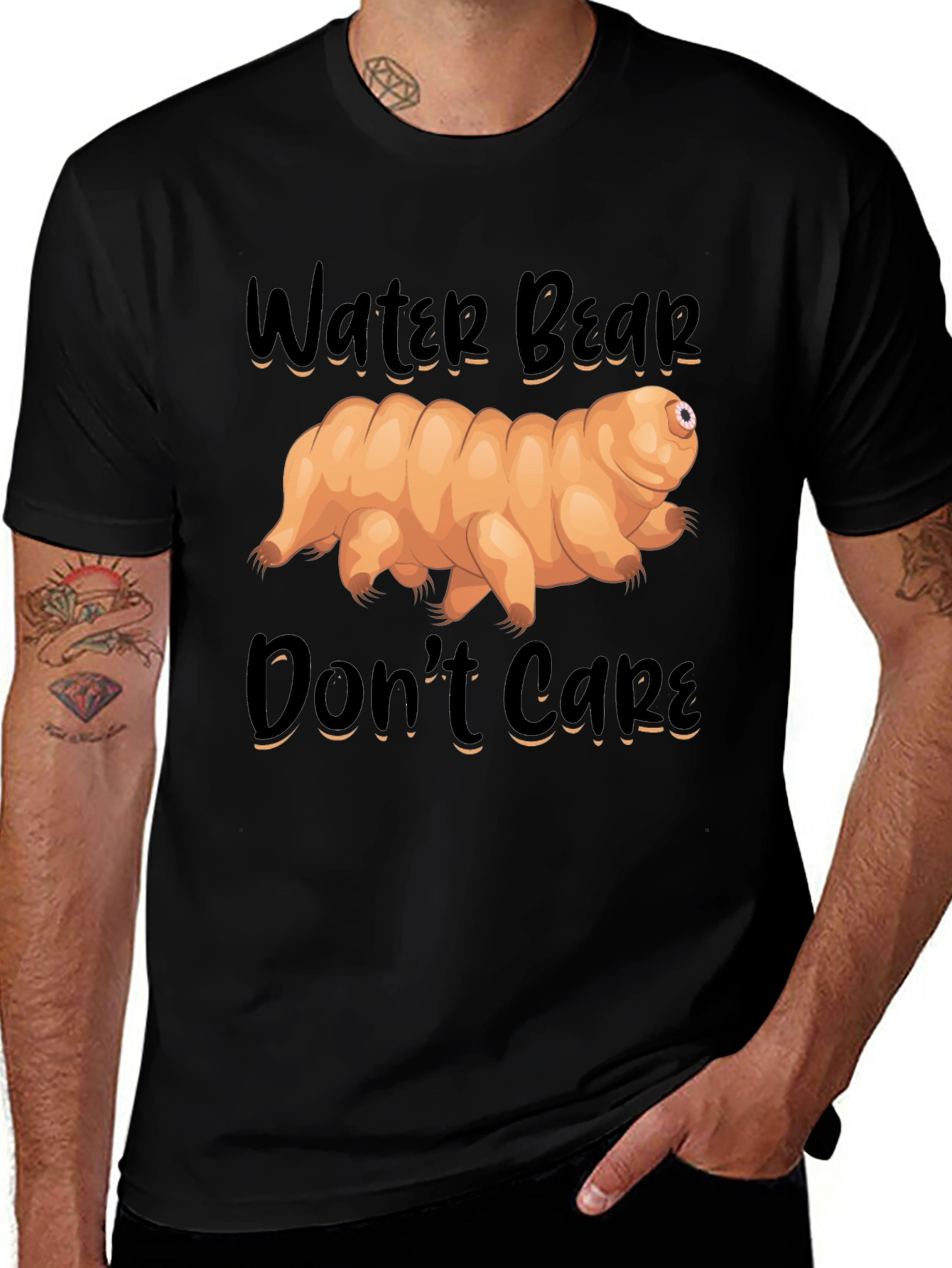 Water Bear Dont Care Graphic T-Shirt