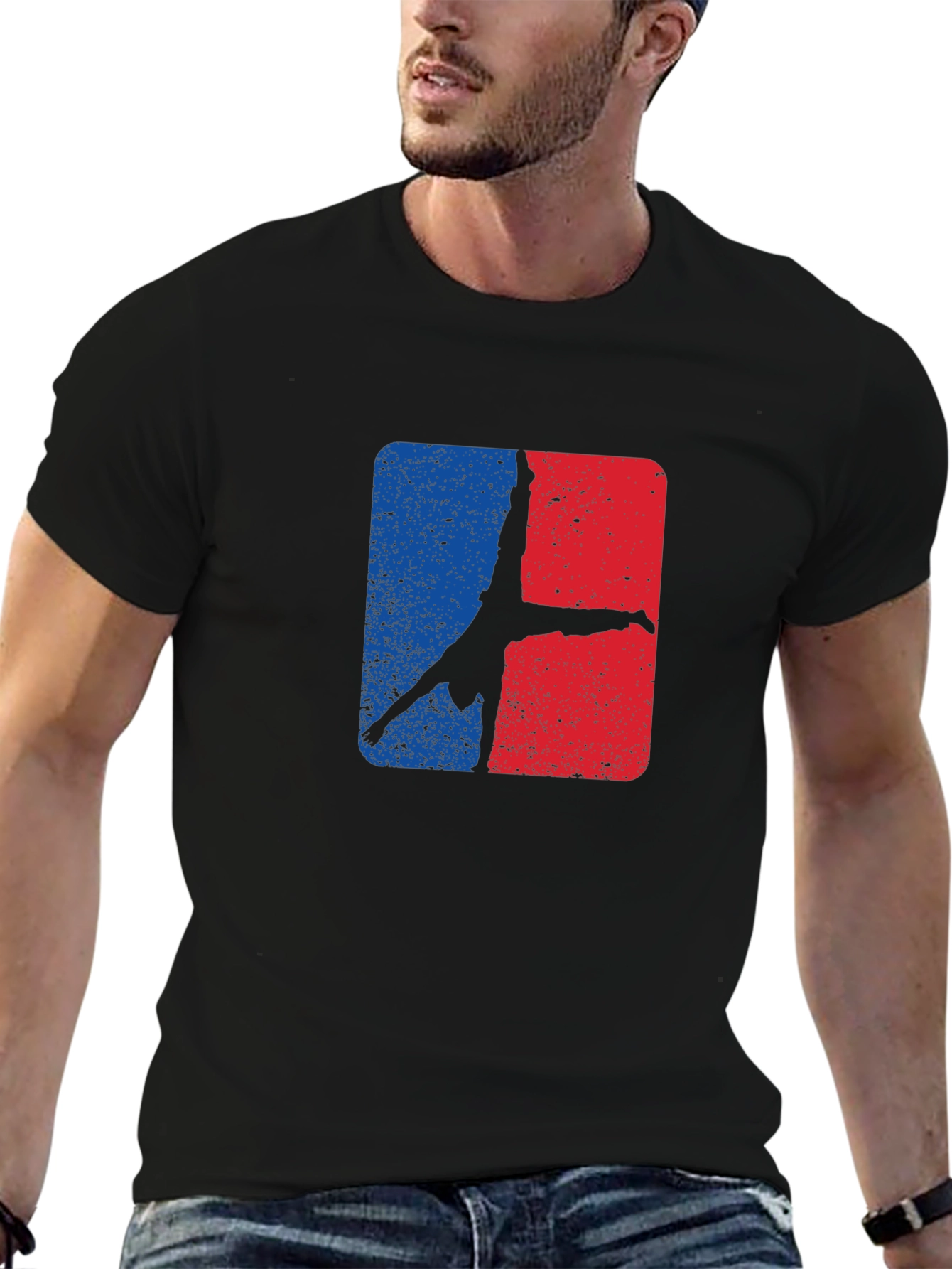 Handstand Silhouette Graphic Tee