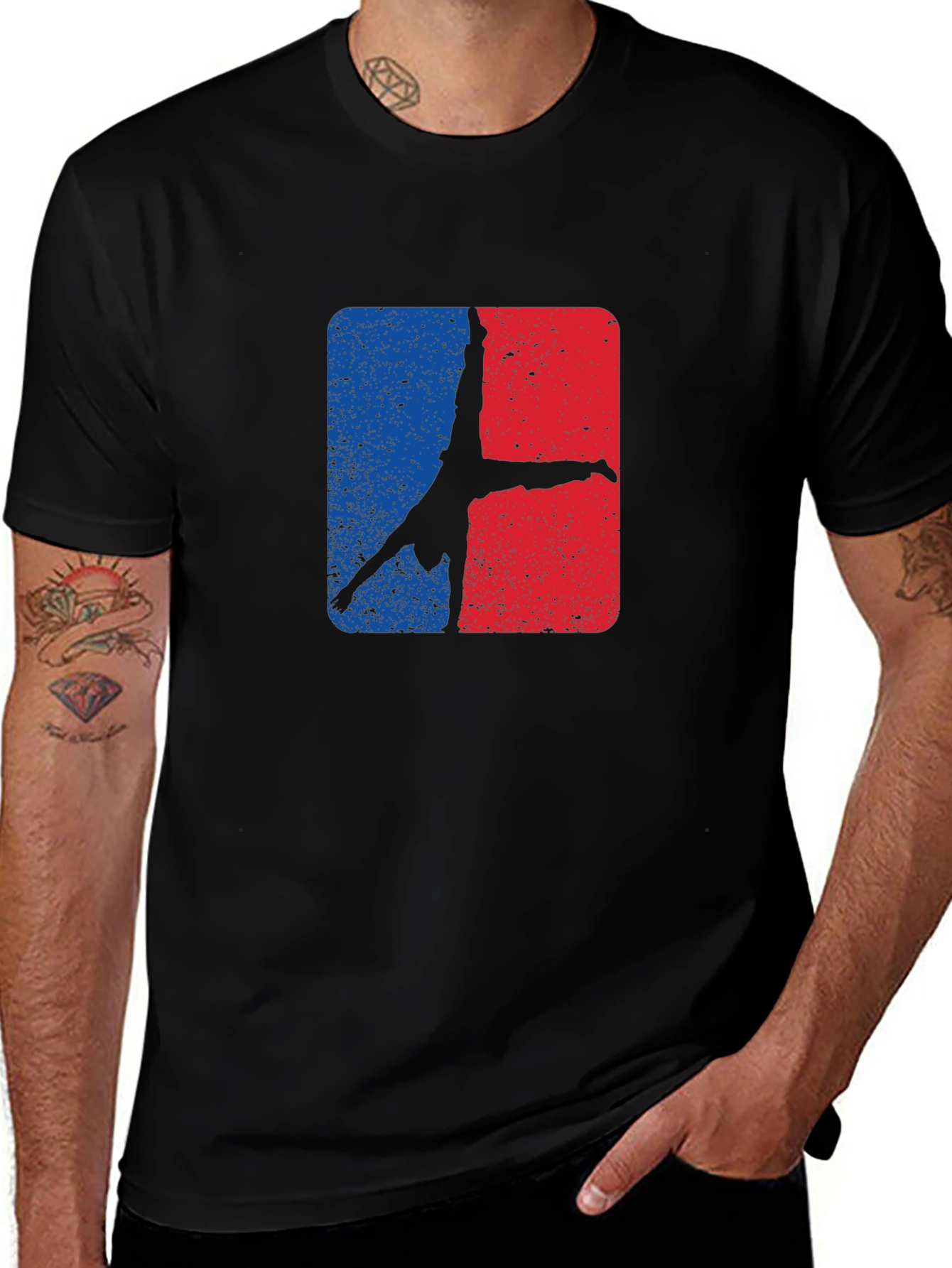 Handstand Silhouette Graphic Tee