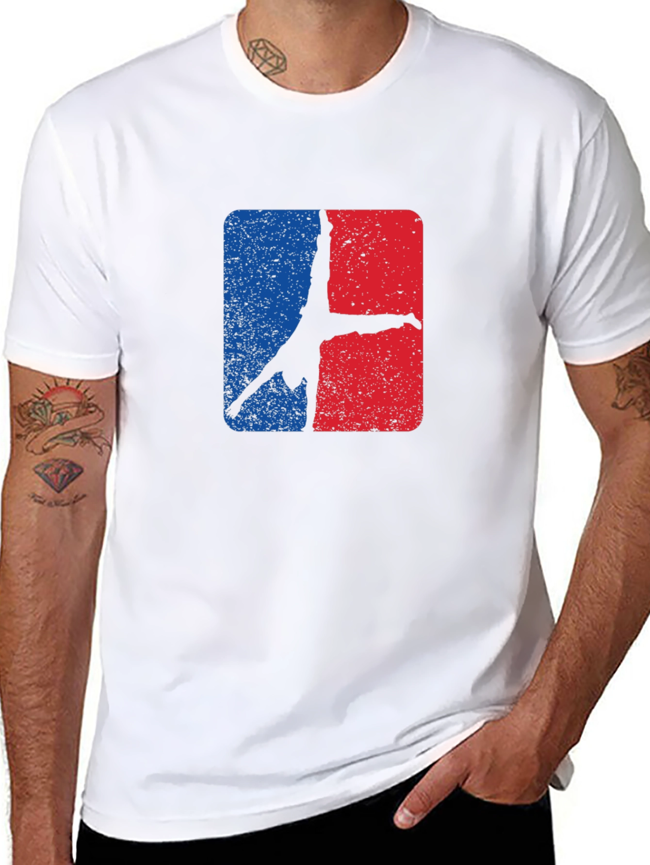 Handstand Silhouette Graphic Tee