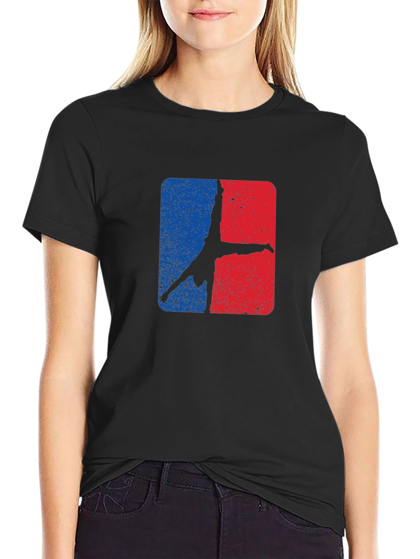 Handstand Silhouette Graphic Tee