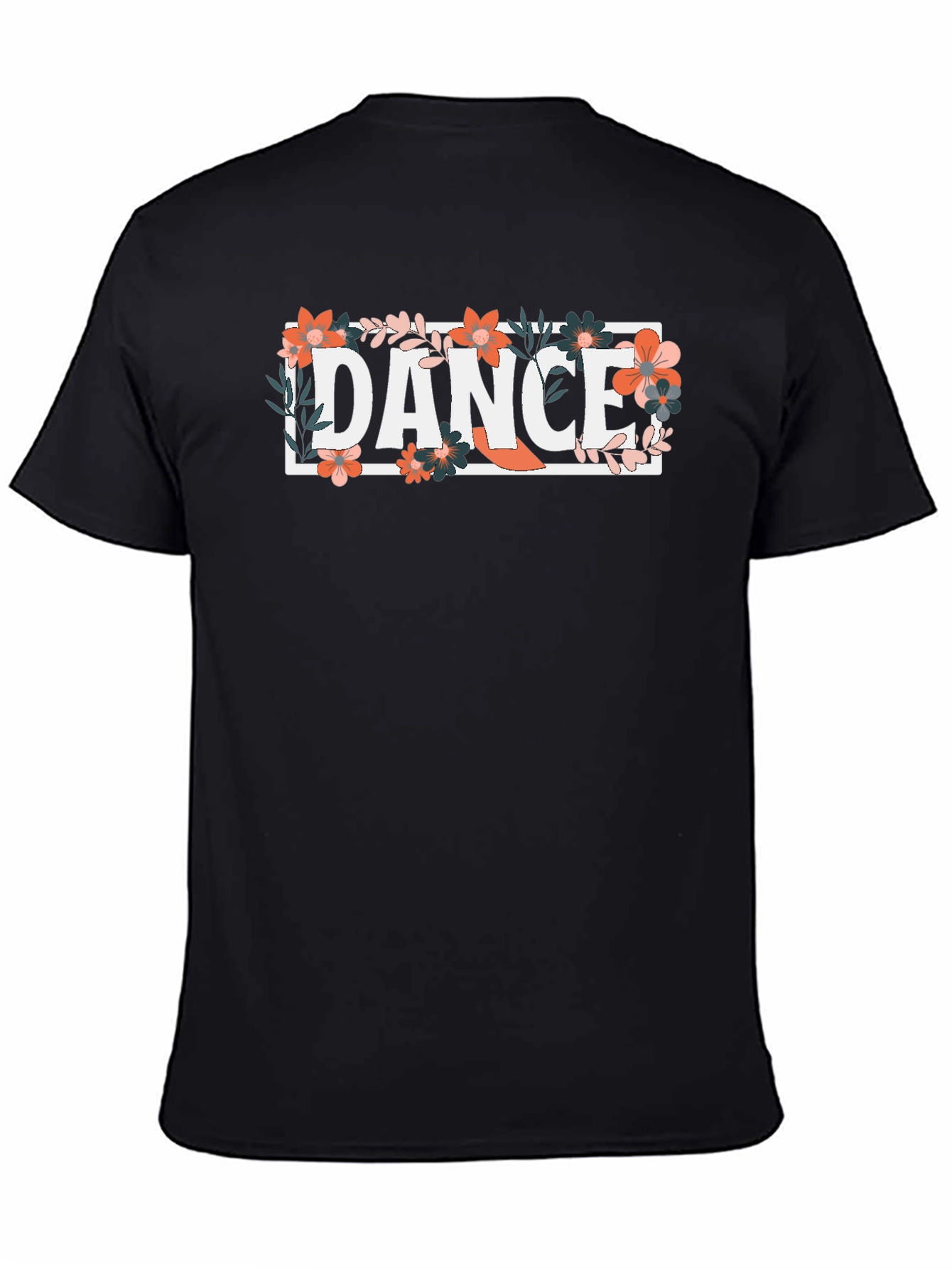 Dance Floral Graphic Tee - Stylish Comfort