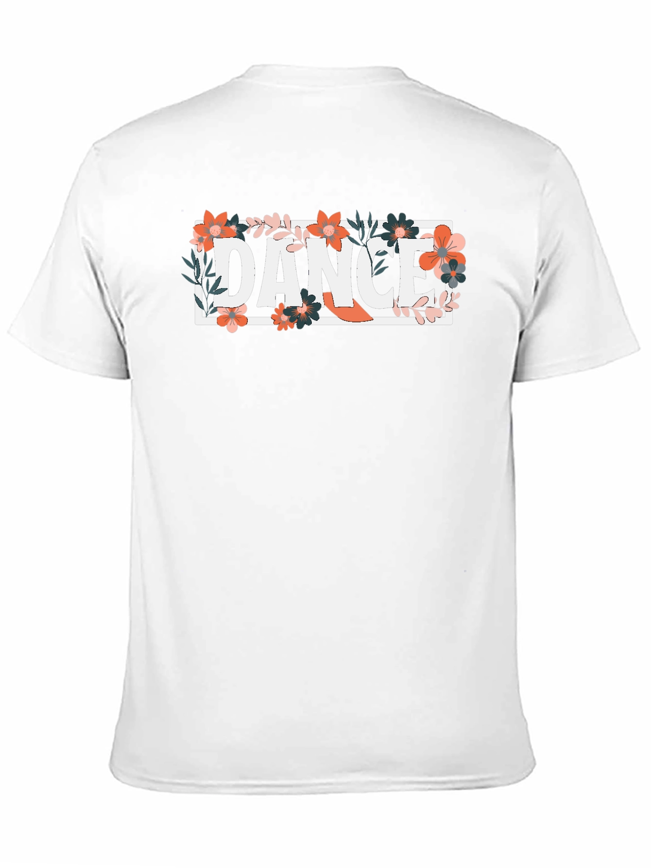 Dance Floral Graphic Tee - Stylish Comfort