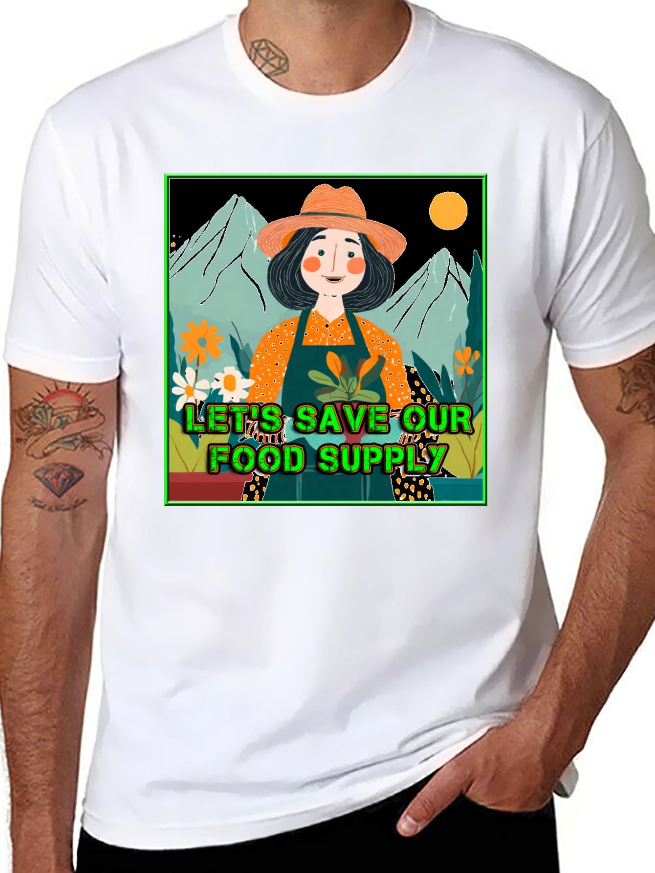 Save Our Food Supply Graphic T-Shirt