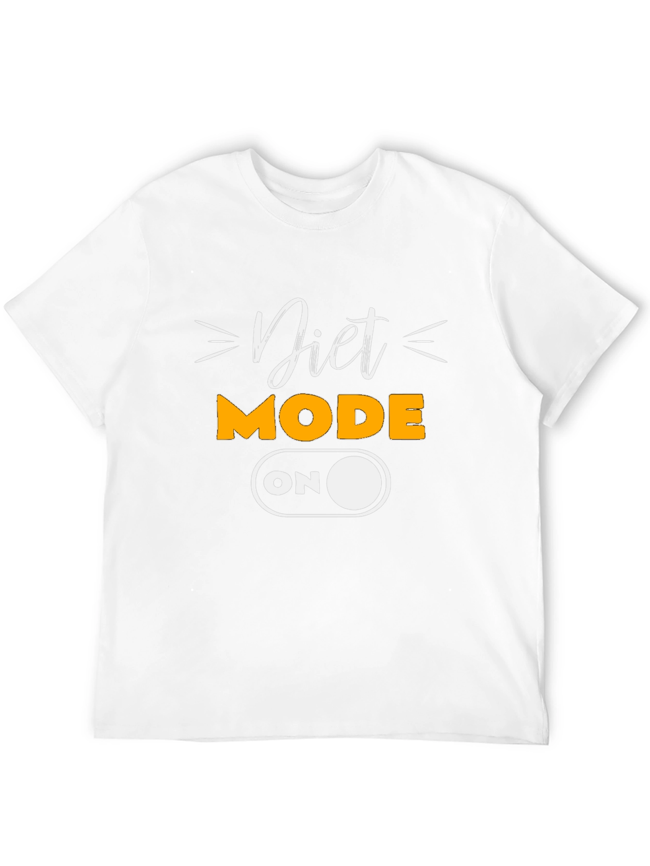 Diet Mode On Black T-Shirt