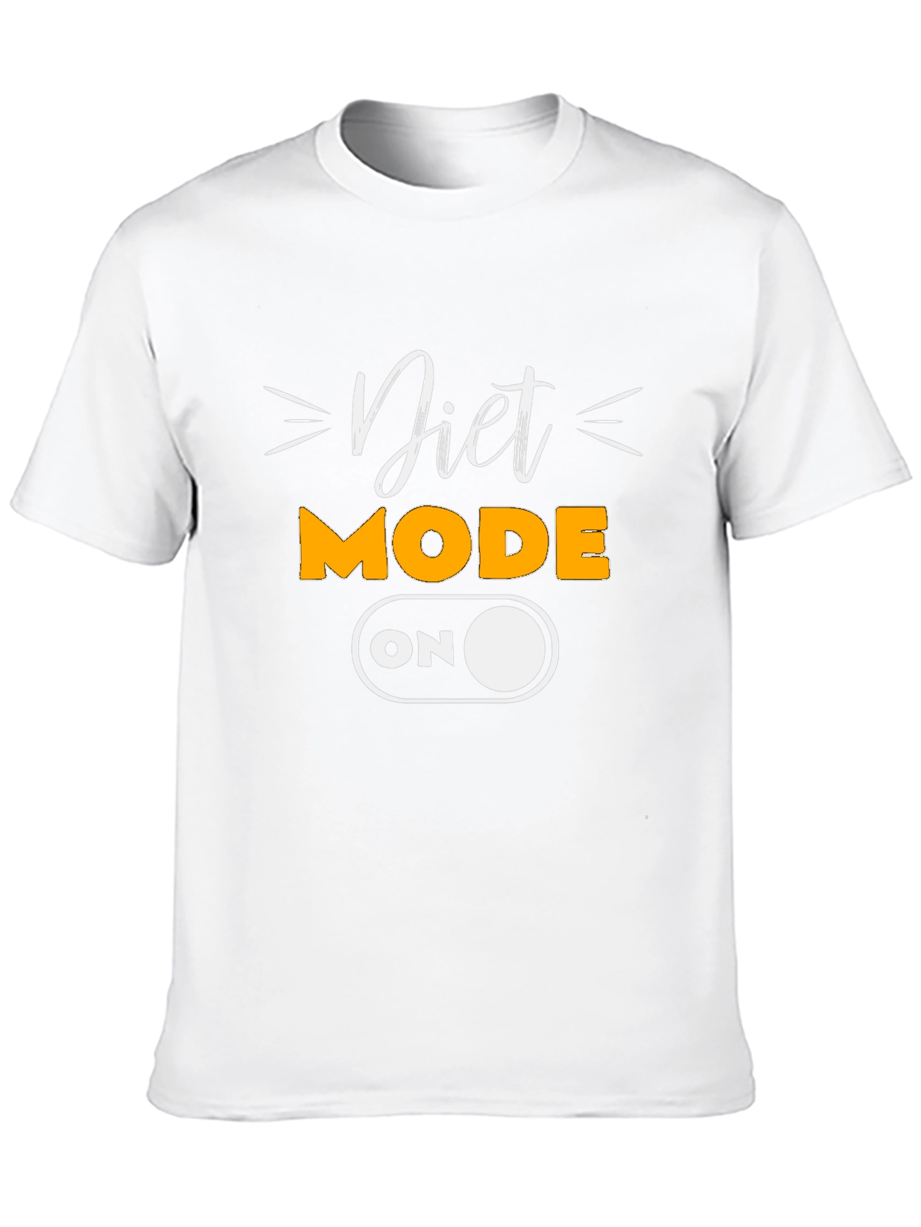 Diet Mode On Black T-Shirt