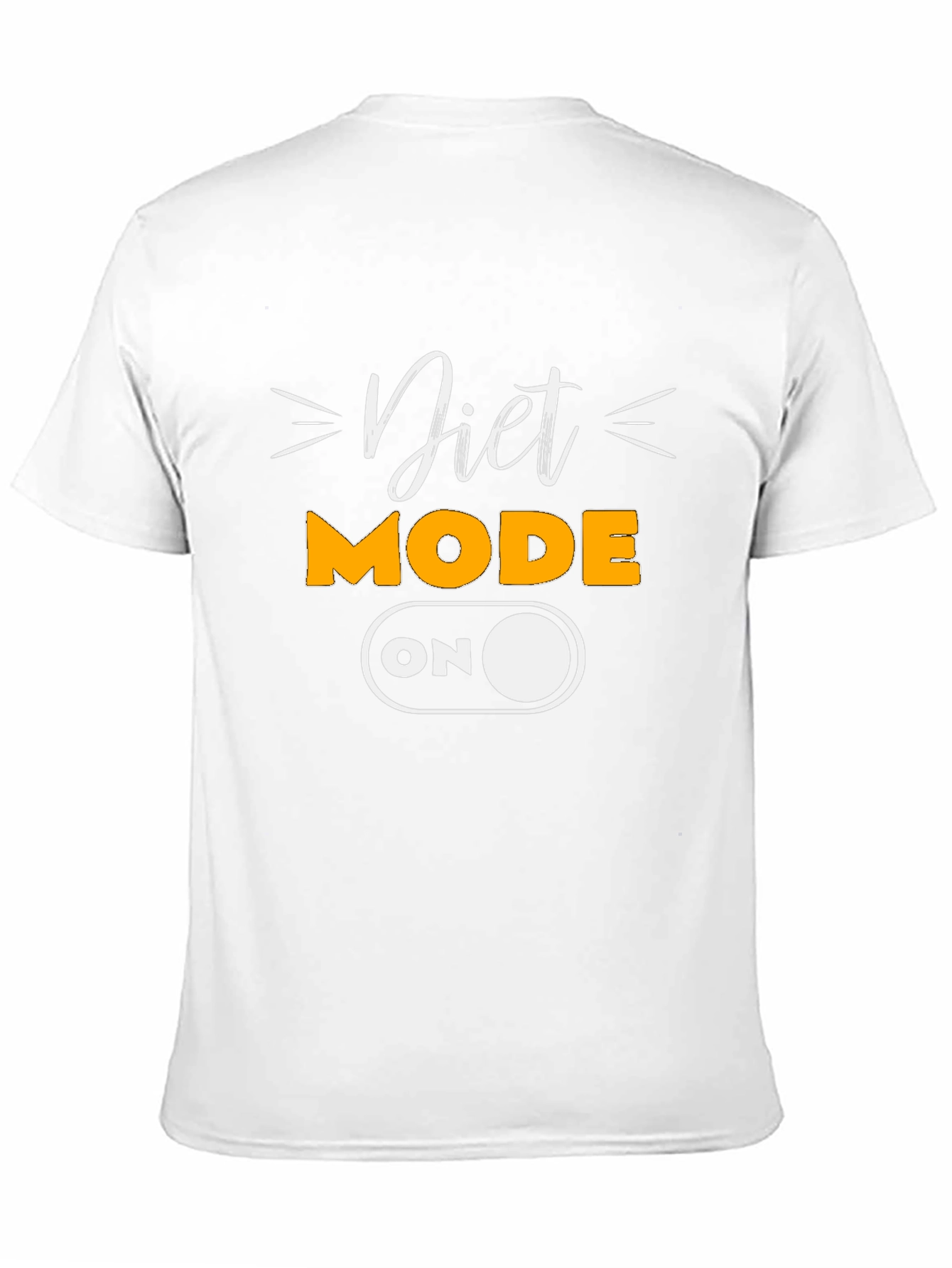 Diet Mode On Black T-Shirt