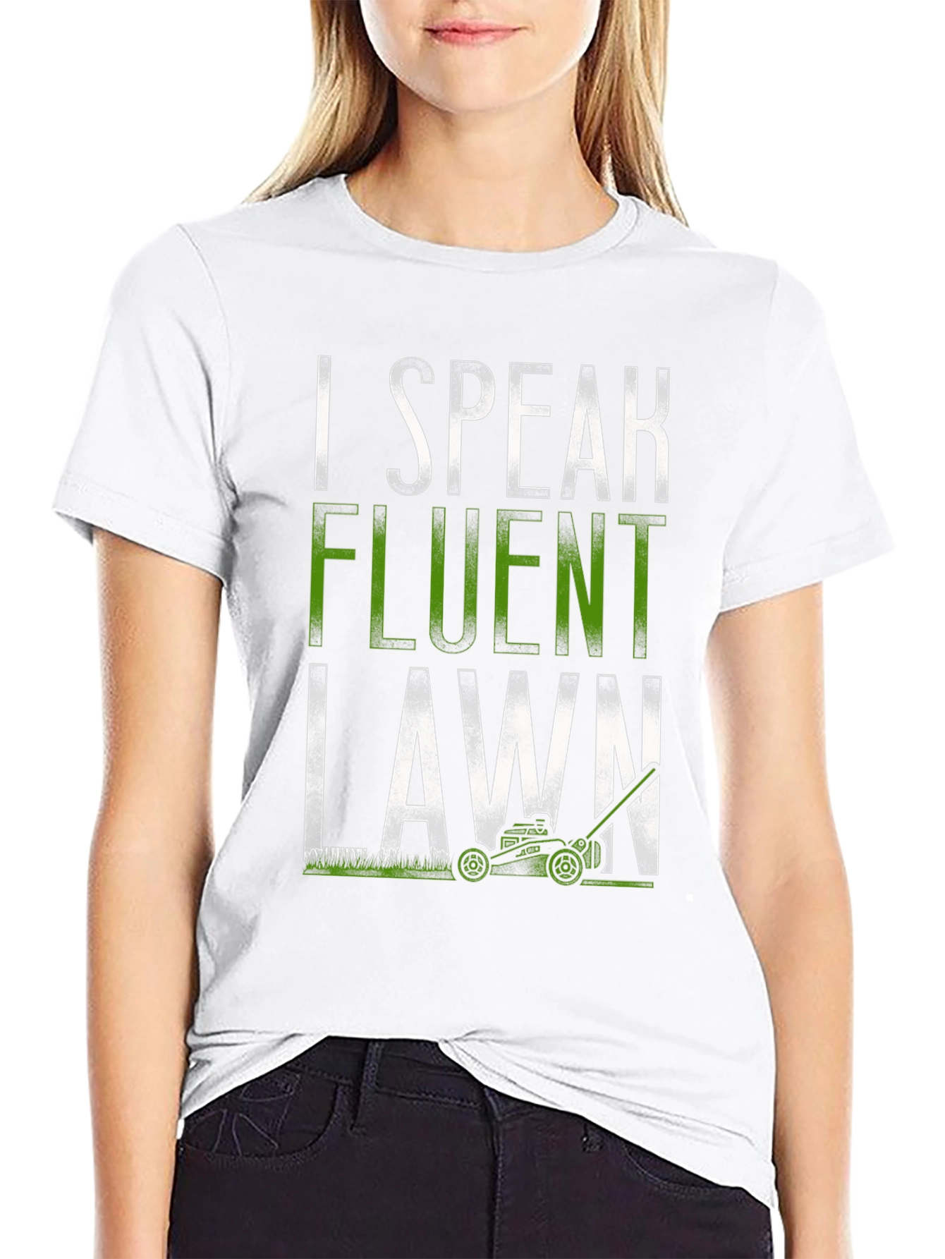 I Speak Fluent Lawn T-Shirt Funny Gardening