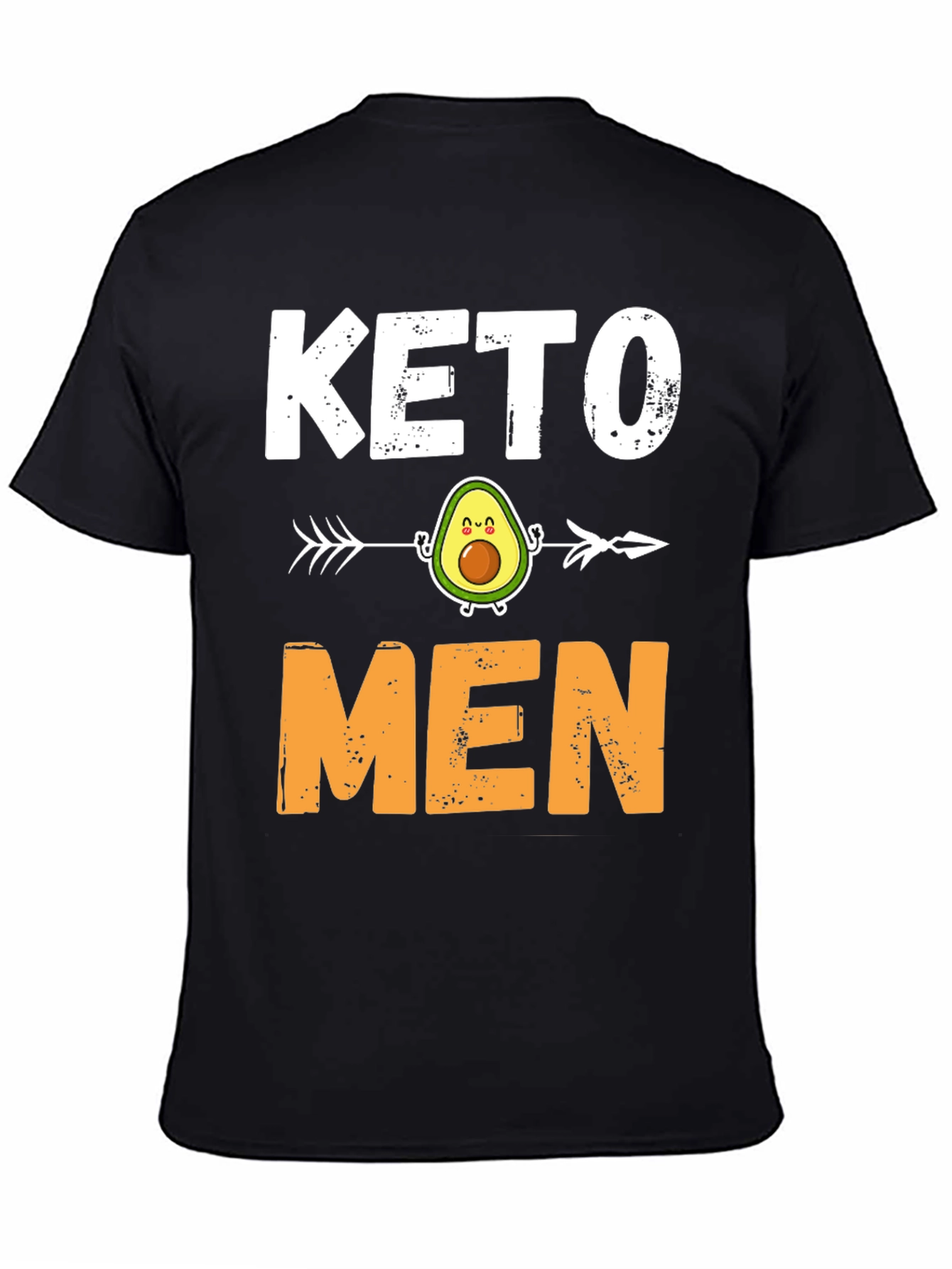 Keto Men Funny Avocado Arrow T-Shirt
