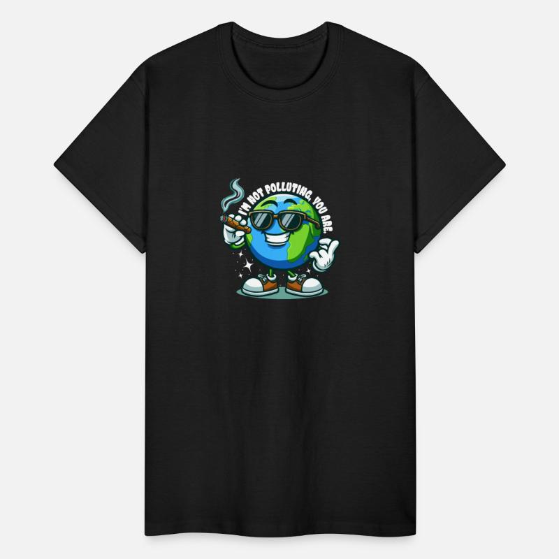 Earth saying i am not polluting, you are.