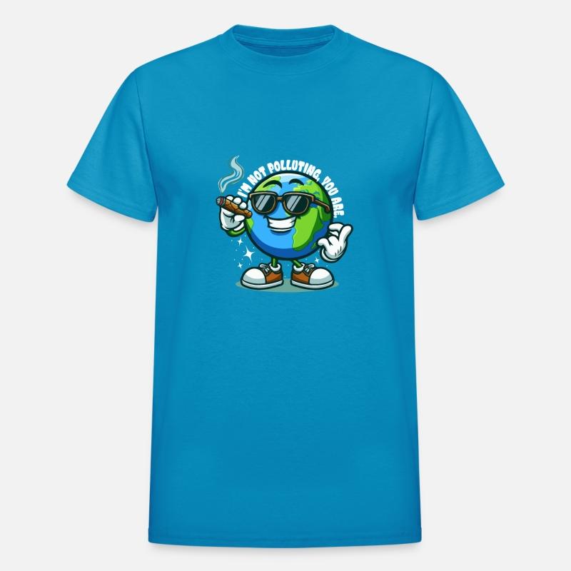 Earth saying i am not polluting, you are.