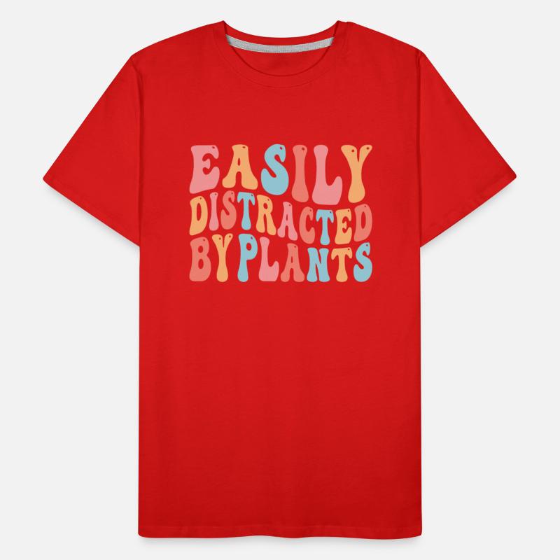 Easily Distracted By Plants Groovy Lover Funny