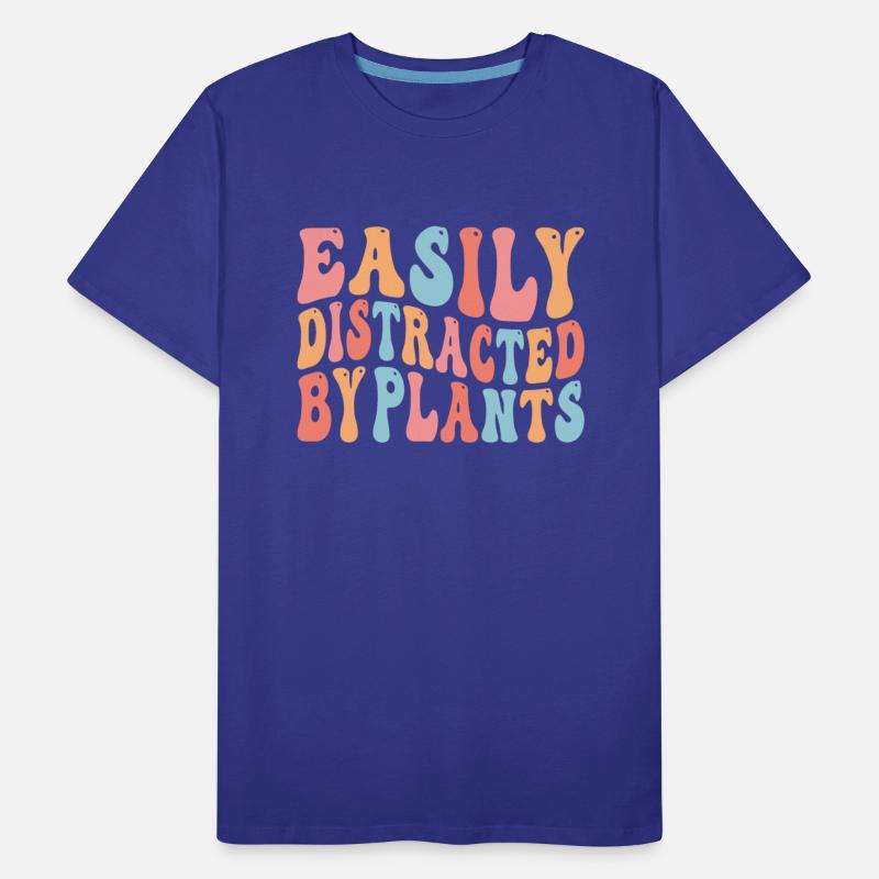 Easily Distracted By Plants Groovy Lover Funny