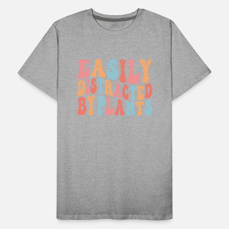 Easily Distracted By Plants Groovy Lover Funny