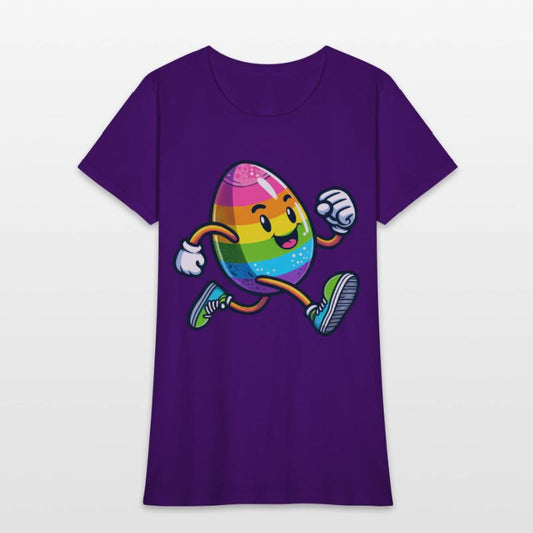 Easter Egg Marathon Jogging Running Fitness Shirt