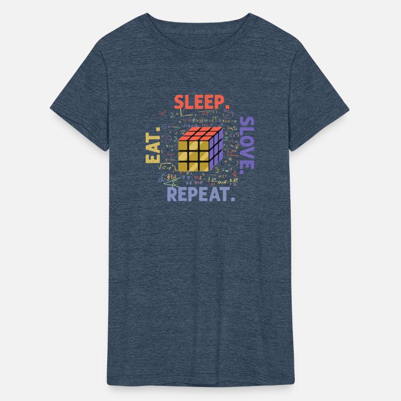 Eat Sleep Solve Repeat Math Speed Cubing Genie