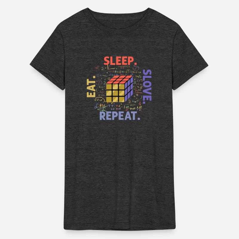 Eat Sleep Solve Repeat Math Speed Cubing Genie