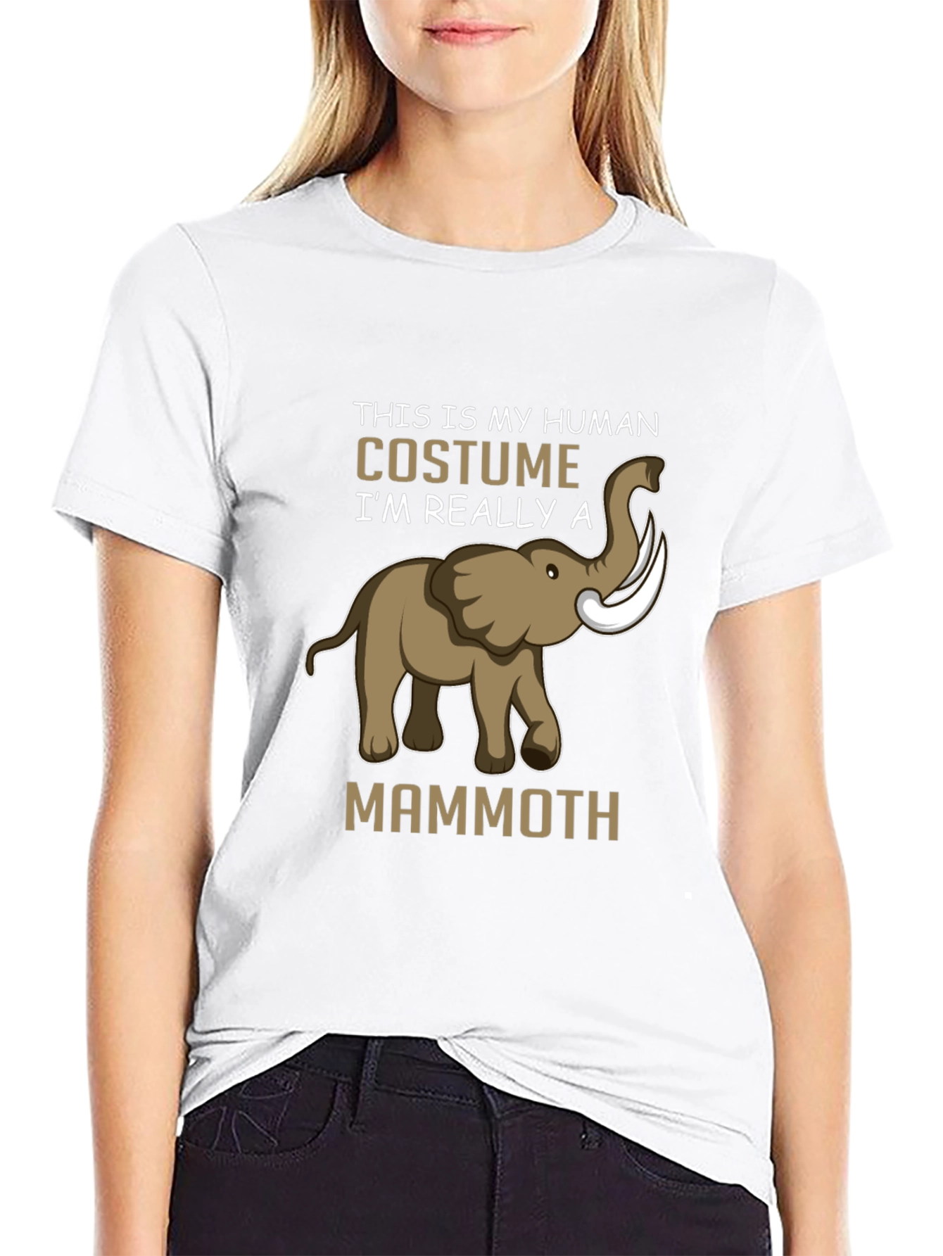 Human Costume Mammoth Graphic Tee