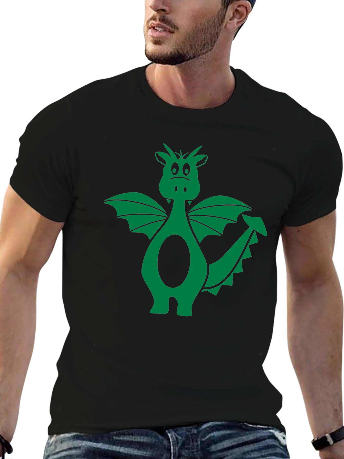 Green Dragon Graphic T-Shirt