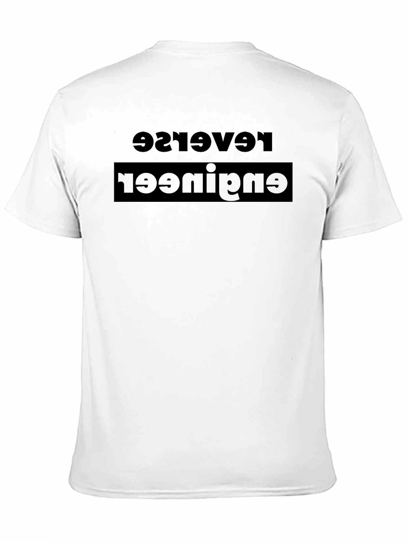 Reverse Engineer Funny Black T-Shirt