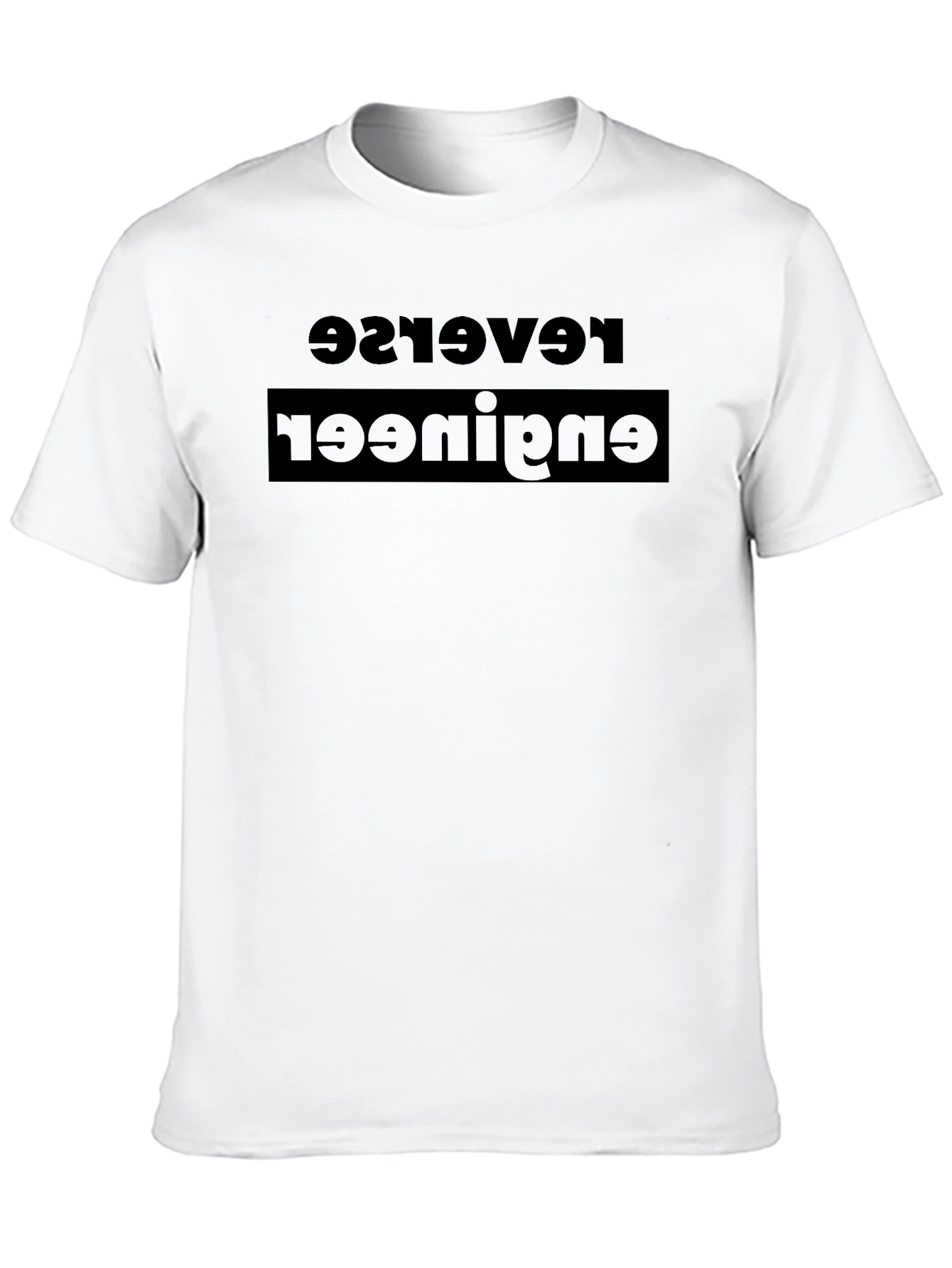 Reverse Engineer Funny Black T-Shirt