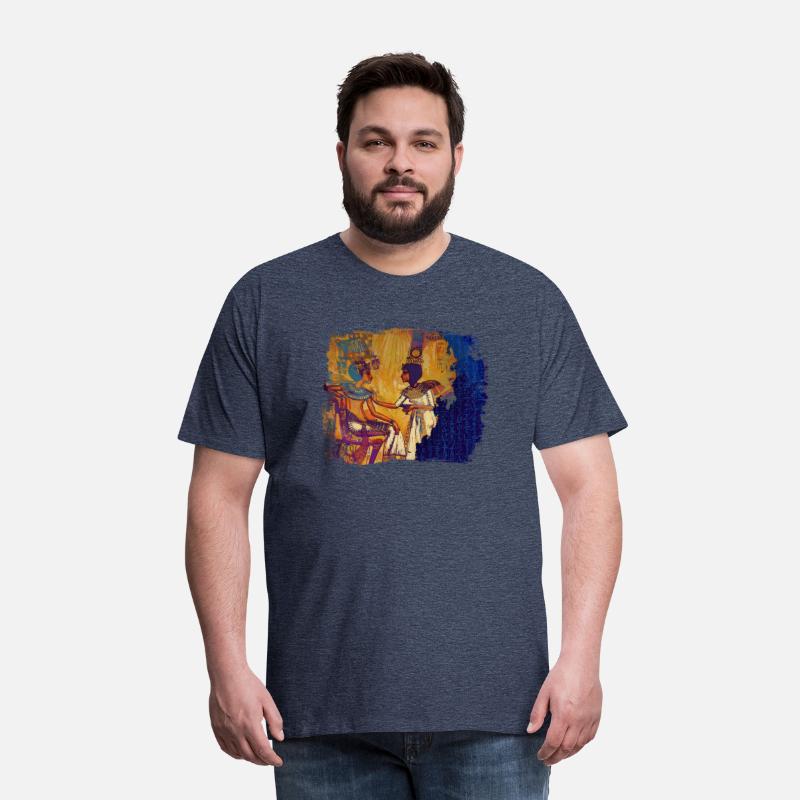 Egyptian Wall Art -King Tutankhamun and Queen