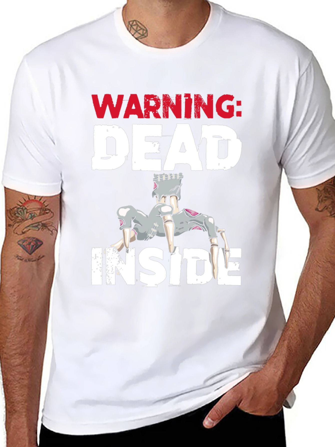 Warning Dead Inside Graphic Tee