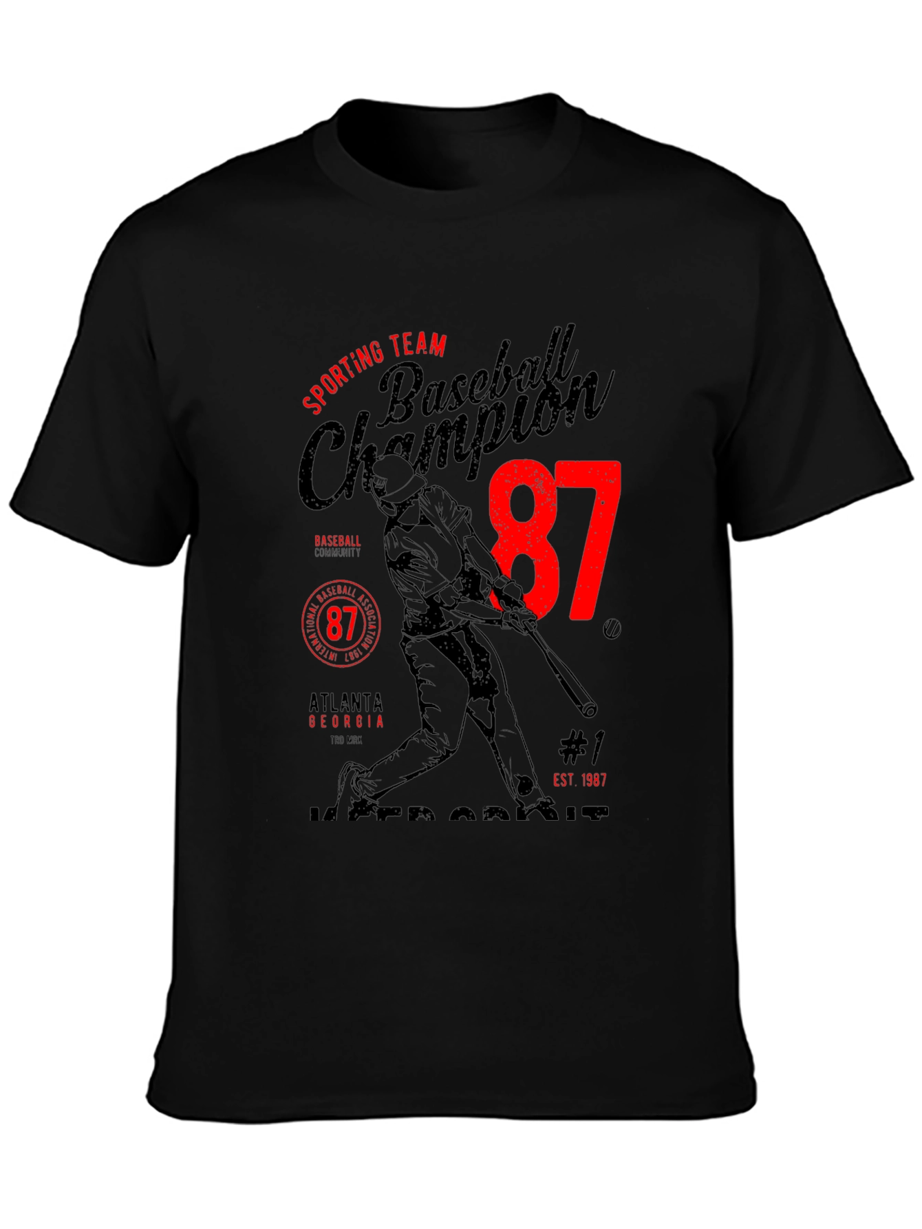 Baseball Champion Graphic T-Shirt