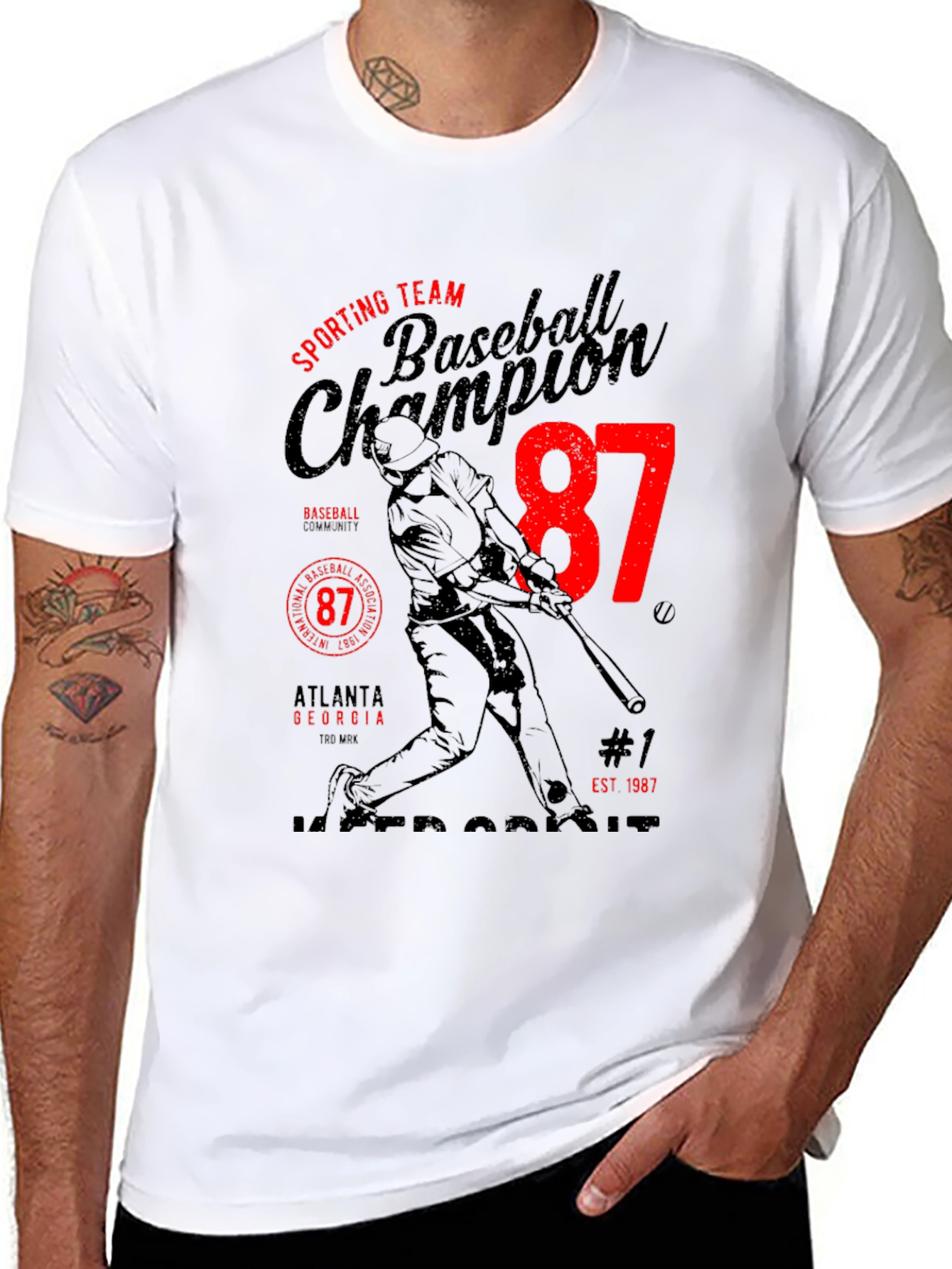 Baseball Champion Graphic T-Shirt