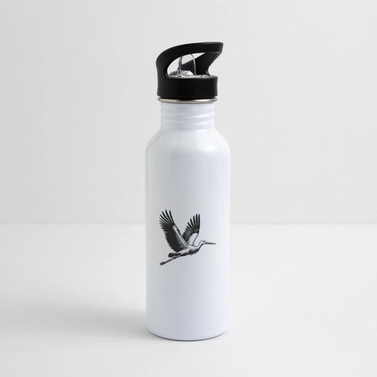 Elegant Flying Stork