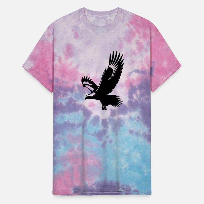 Elegant Tattoo Style Eagle With Large Wings