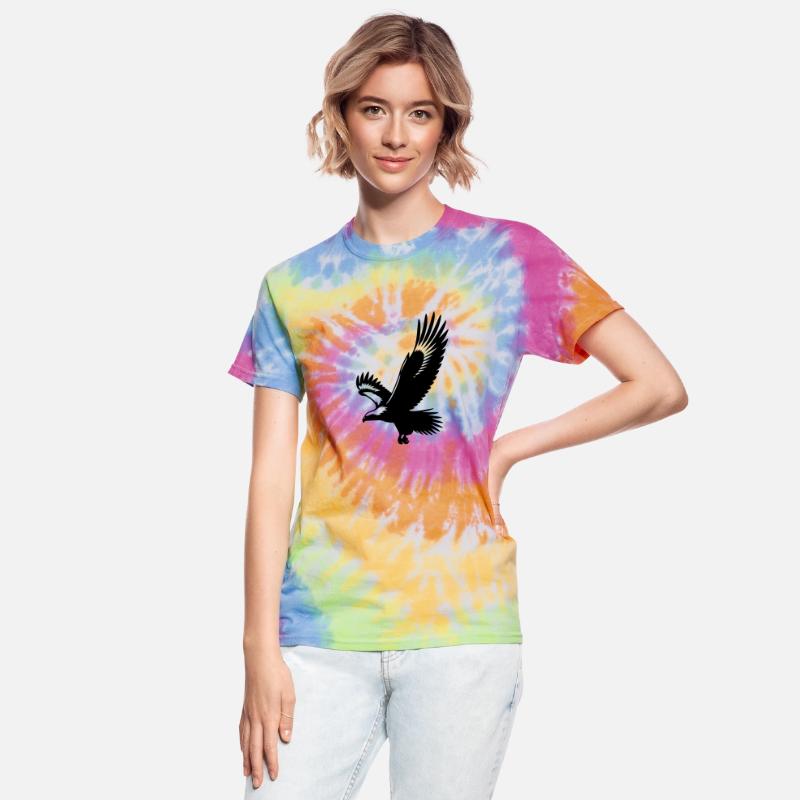 Elegant Tattoo Style Eagle With Large Wings