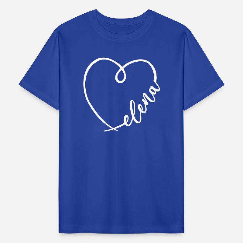Elena Name Heart Calligraphy