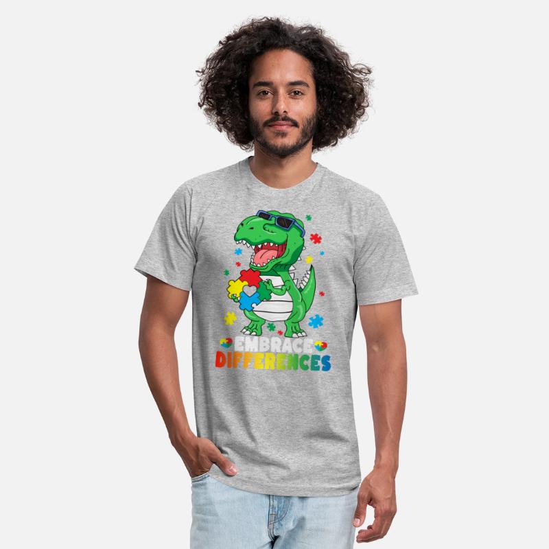 Embrace Differences TRex Dinosaur Autism Awareness