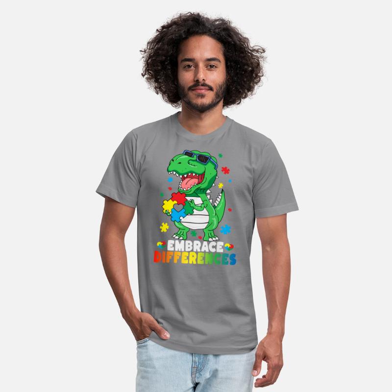 Embrace Differences TRex Dinosaur Autism Awareness
