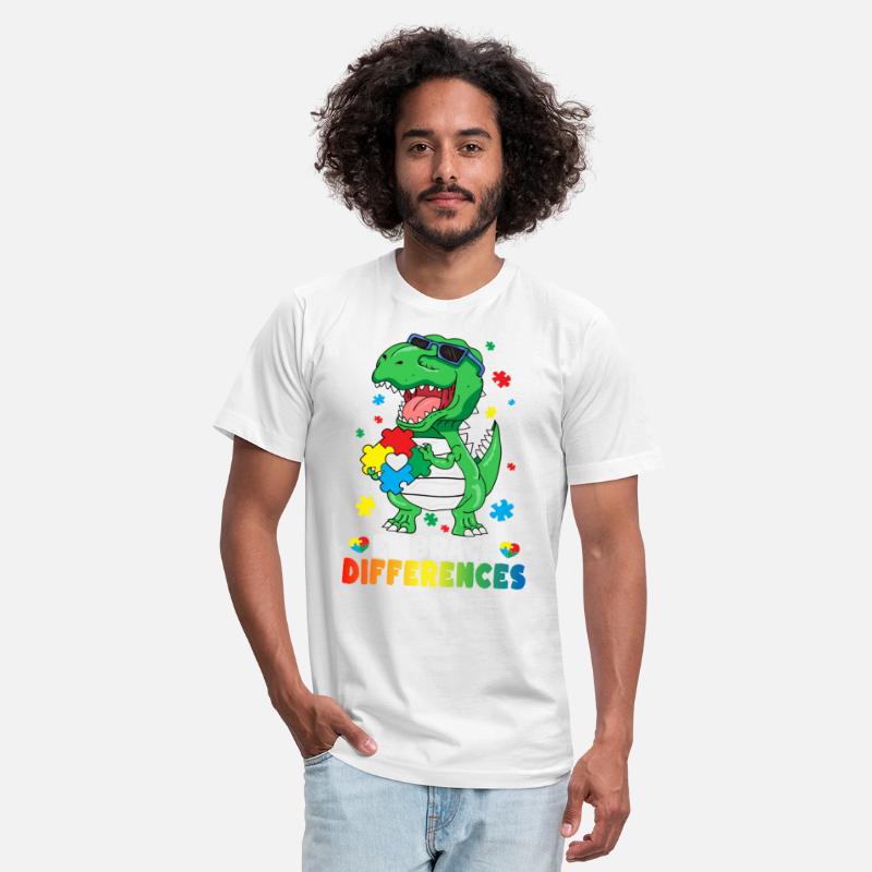 Embrace Differences TRex Dinosaur Autism Awareness
