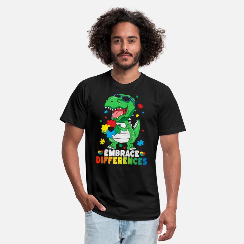 Embrace Differences TRex Dinosaur Autism Awareness