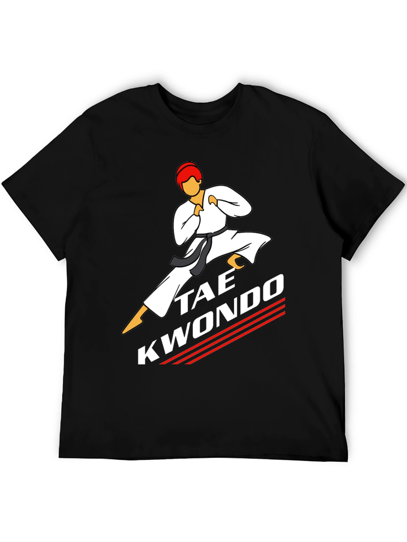 Taekwondo Kick Graphic T-Shirt