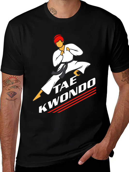 Taekwondo Kick Graphic T-Shirt