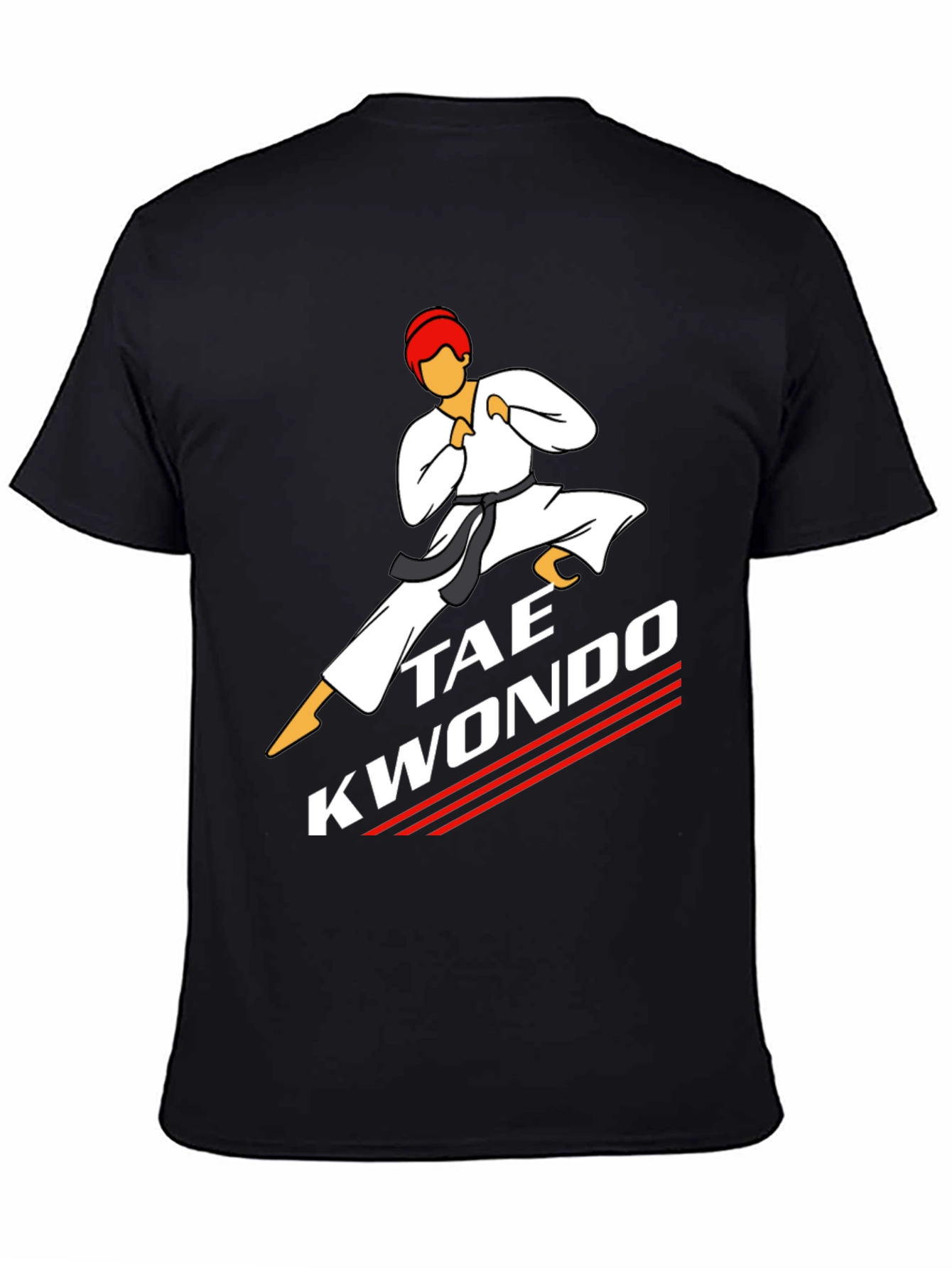 Taekwondo Kick Graphic T-Shirt