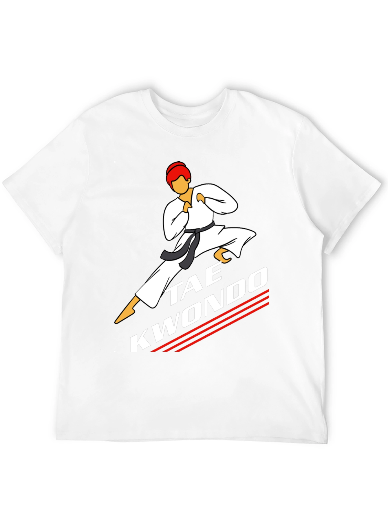 Taekwondo Kick Graphic T-Shirt