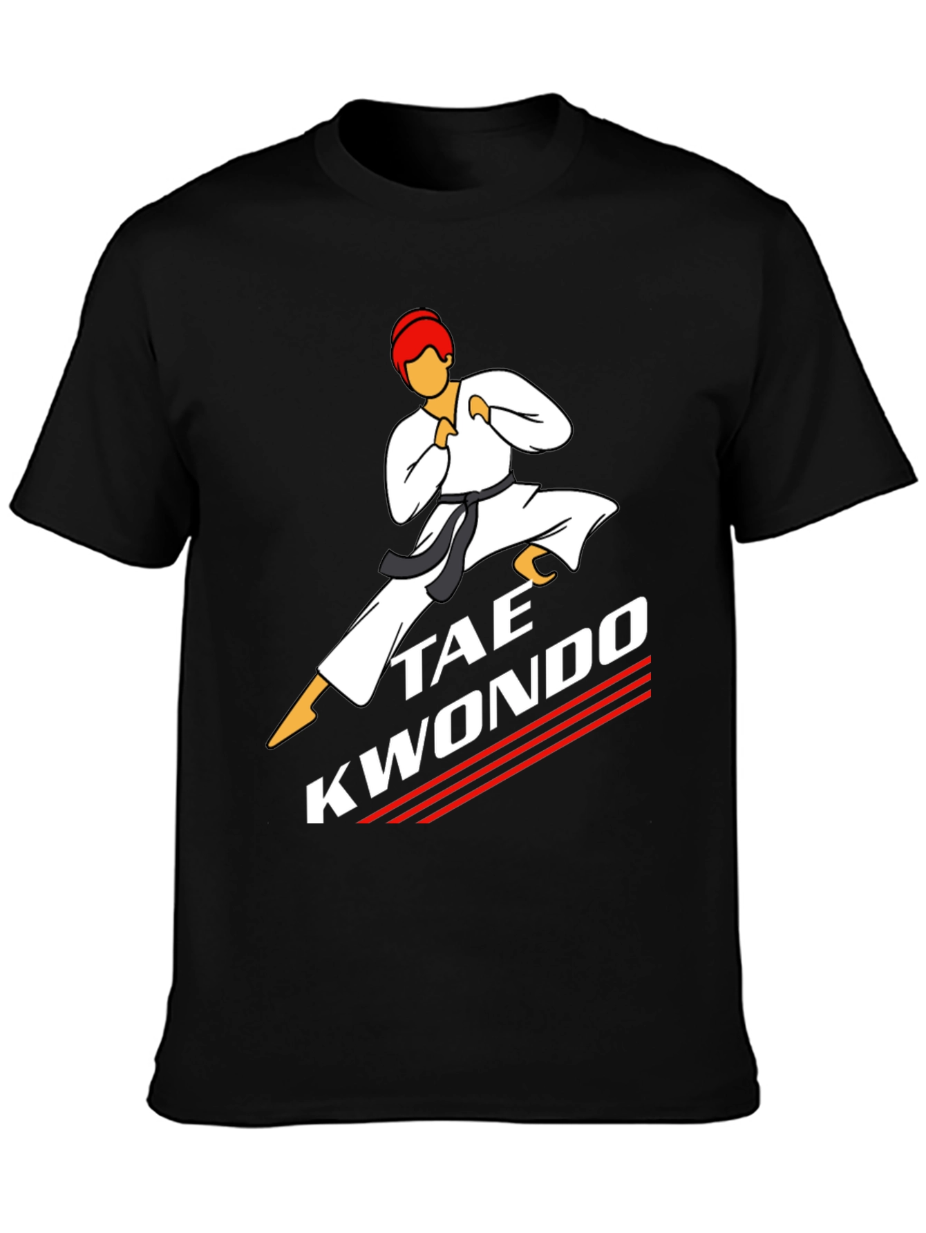 Taekwondo Kick Graphic T-Shirt